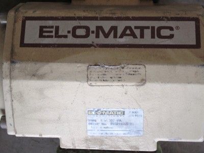 EL O MATIC ESA 350 4/A  ROTARY ACTUATOR   VALVE  