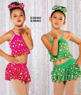 Marcea Fuscia Dance Ballet Jazz Recital Costume Top Skirt CHILD 