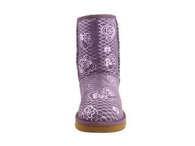 NIB UGG CLASSIC SHORT KIMONO WOMENS BOOTS SHOES HEIRLOOM LILAC 5 6 7 8 