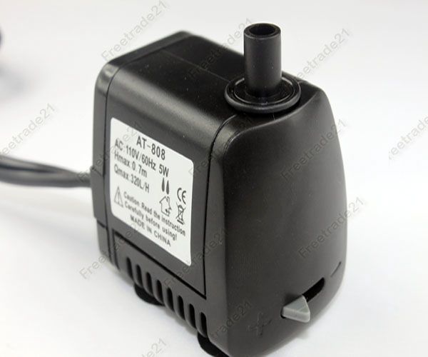 110V US 5W Plug Underwater Submersible Water Pump Fountain Aquarium 