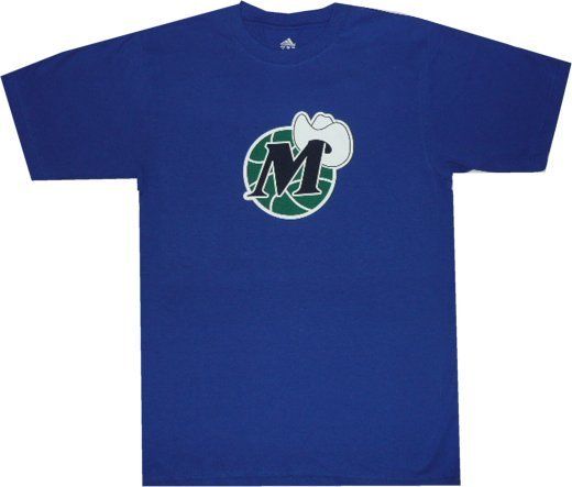 Dallas Mavericks Throwback Vintage T Shirt Royal Medium  