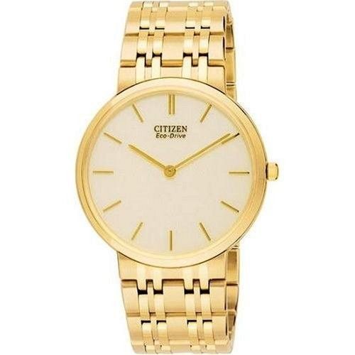 NEW AR1052 58P CITIZEN Eco Drive STILETTO WATCH GOLDTON  