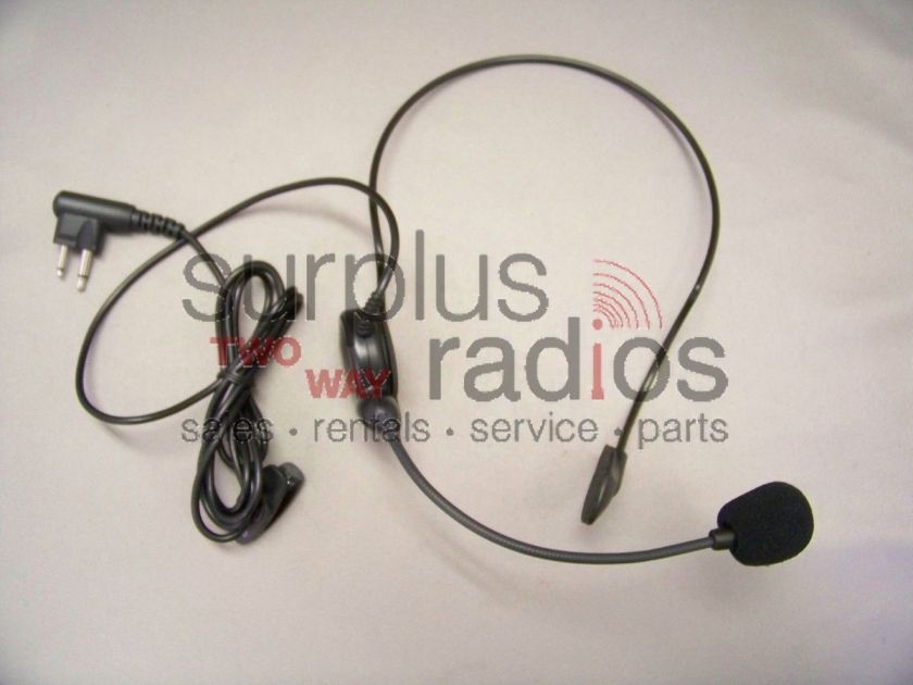   NEW HEADSET FOR MOTOROLA 2 PIN RADIOS CP200 SP50 SPIRIT CLS1410 XTN