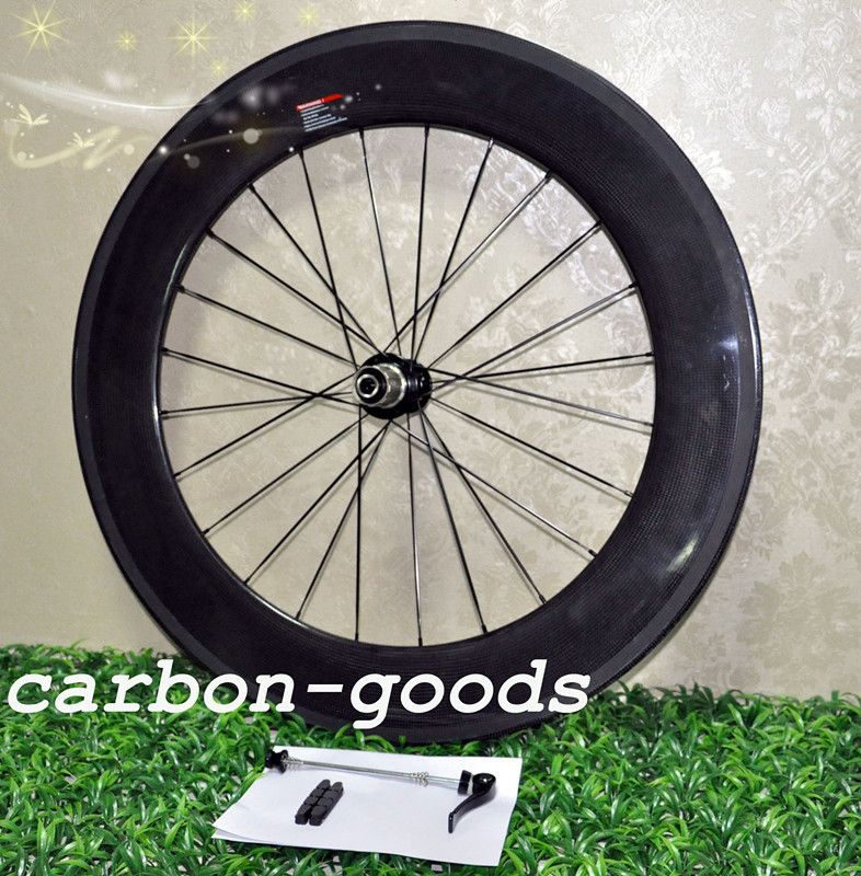 2012 New Carbon Road Bike 88mm Rear Wheel/Wheelset in Clincher Shimano 