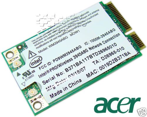 KI.GLN01.001 NEW ACER ASPIRE WIRELESS CARD 5630 SERIES  