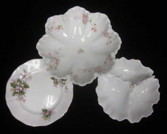 LOT 3 HAVILAND JOHN FRIEDEL ROYAL ADDERLEY Plate Bowl  