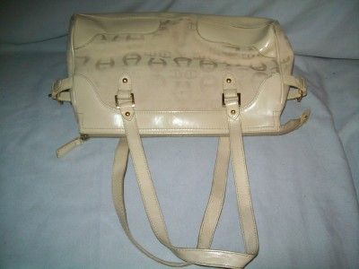 Etienne Aigner Beige Fabric Pocketbook Purse Handbag  