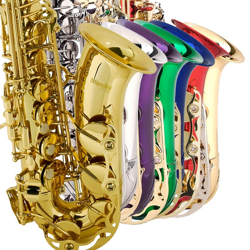 Mendini Alto Saxophone Sax ~Gold Silver Blue Green Red  