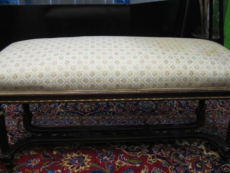 AS IS 19TH CENTURY ANTIQUE EMPIRE FRENCH PIANO BENCH  