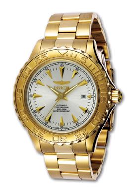   Mens 2306 Gold Plated Pro Diver Ocean Ghost Automatic Watch  
