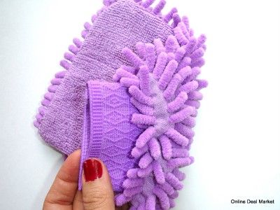   MICROFIBER GLOVE Mitt Mitten Cleaning Dusting Car Auto Wash Washing