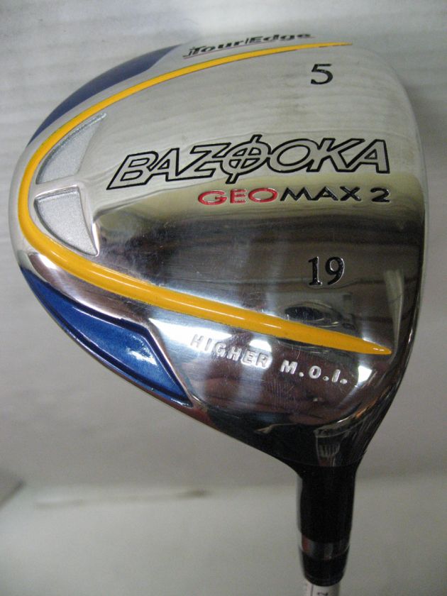 Tour Edge Bazooka GeoMax 2 19° 5 Wood Graphite Stiff Flex  