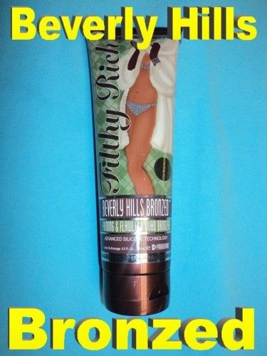   Filthy Rich★BEVERLY HILLS BRONZED★Tanning Bed Lotion QUAD BRONZERS