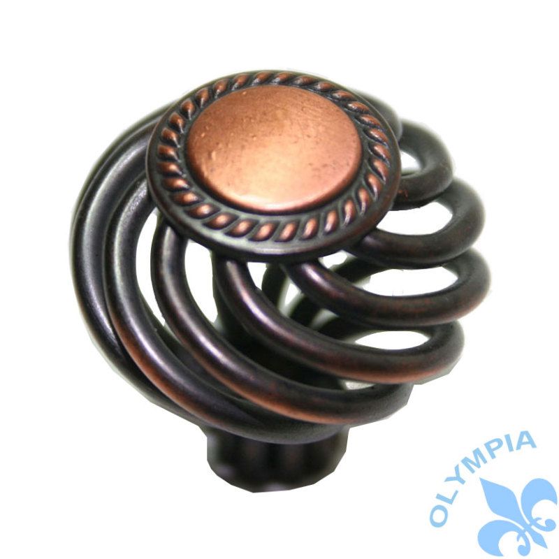 25 Oil Rubbed Bronze Cabinet Knob 1 1/2 Dia. (1204 )  