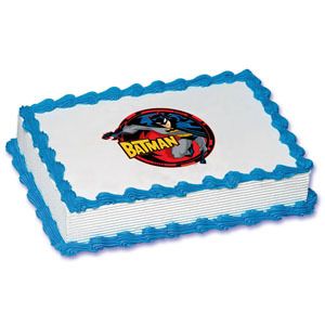 Edible BATMAN cake decorating image supply party 42831  