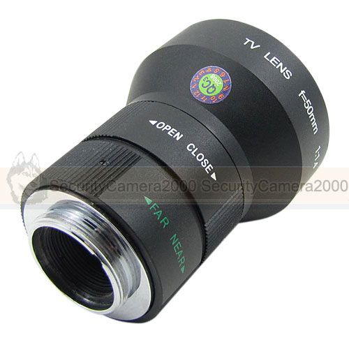 Mount 50mm Lens for CCTV Box Camera  