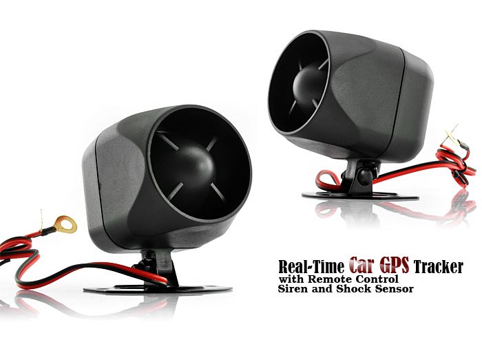 Real Time Car GPS Tracker and Car Alarm System (Remote Control, Siren 