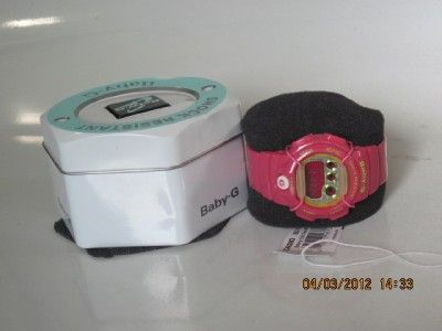 Casio Baby G Shock BG 1005M 4 Womens Multi function Digital Pink 