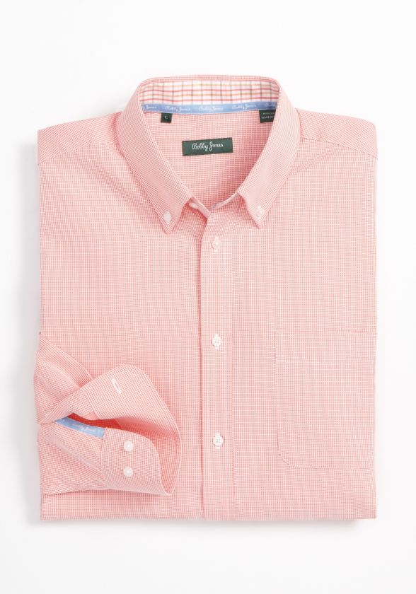 Bobby Jones Button Down Mini Check Sport Shirt  