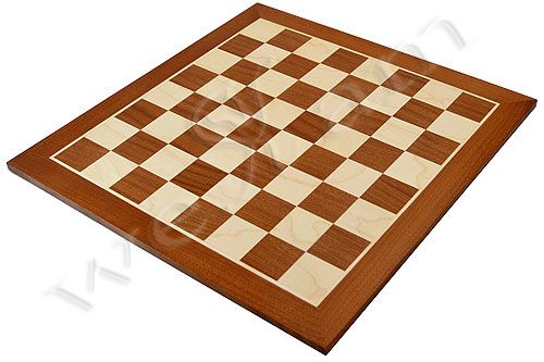 MAHOGANY Chess Board Wooden 19 x 19 Chessboard Wood  