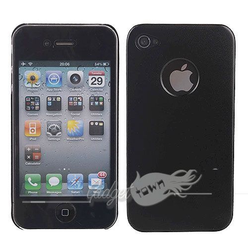 Aluminum Smooth Plating Chrome Hard Case Cover For iPhone 4S 4G  