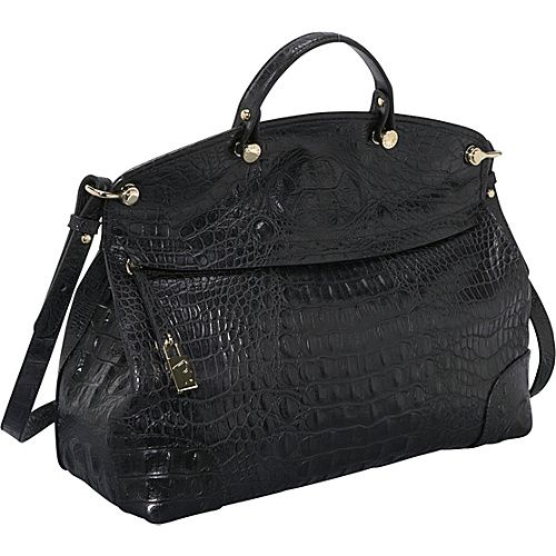 Furla Piper Small Cartella C/ Bandoliera  Croco   Onyx  