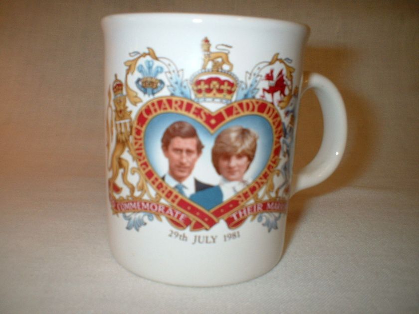   Mug for HRH Prince Charles and Lady Diana Spencer 29 July 1981  