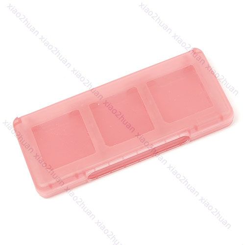 6in1 Game Card Case for Nintendo DS lite NDSL NDS Red  