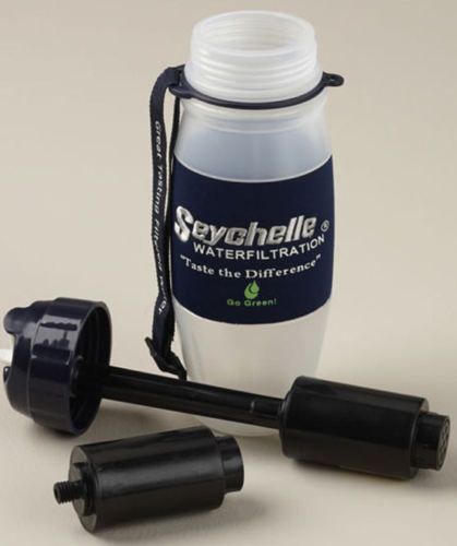 SEYCHELLE 28 oz ADVANCED Water Filter Bottle with SPARE  