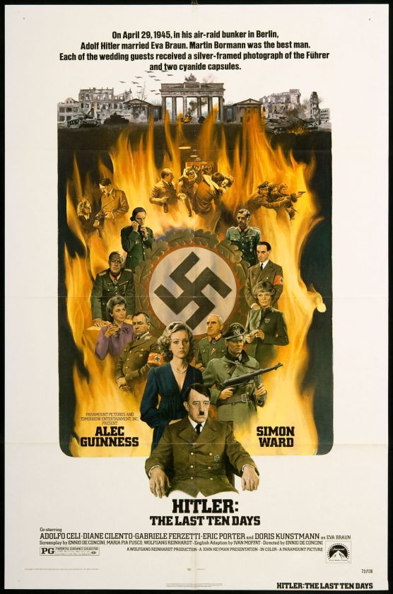 Hitler The Last Ten Days 1973 Original US Movie Poster  