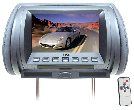 PYLE 7 HEADREST MONITOR GREY PL70HRG  