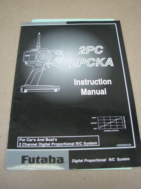 Futaba 2PC 2PCKA Radio Trasmitter instruction manual RC  