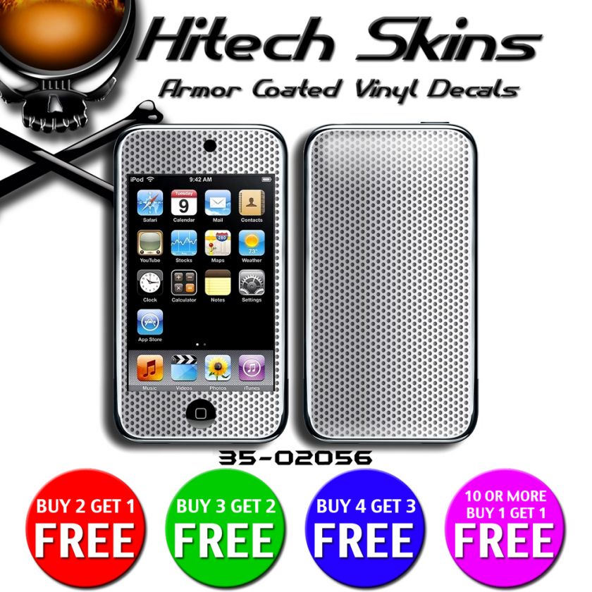 iPod Touch 2nd gen skin   ALUMINUM MESH  