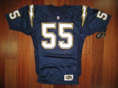 1996 Authentic Chargers WILSON Junior Seau jersey 46 SIGNED 