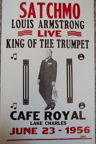 Satchmo Louis Armstrong King of the Trumpet Poster  