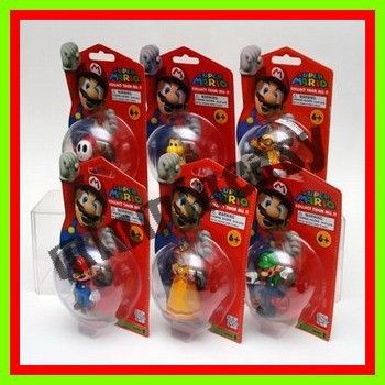 Nintendo Super mario Bros Luigi Daisy Shy Guy Figure 6A  