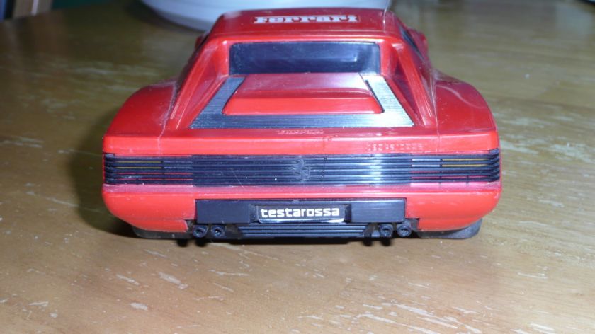   Ferrari Testarossa RC Car 27Mhz 1985 Radio Control Good Condition