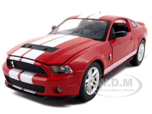 2010 FORD SHELBY MUSTANG GT500 RED 118 MODEL CAR  