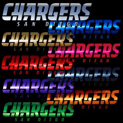 San Diego Chargers 7 inch Window Sticker Decals NFL  