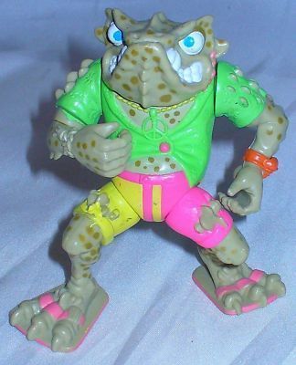 1990 Vintage Ninja Turtles Action Figure TMNT Frog  