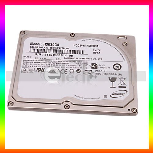 Samsung HS030GA 30GB Hard Drive for iPod Video USA  