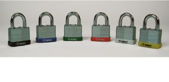 ¾ shackle padlocks