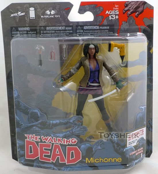 Walking Dead s1 Michonne figure McFarlane 44123 787926144123  