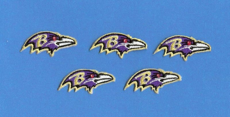   Baltimore Ravens NFL Football Small Iron On Patches Crests B  