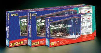 Penn Plax Undertow 29 gal.dlx undergravel filter @12x30  