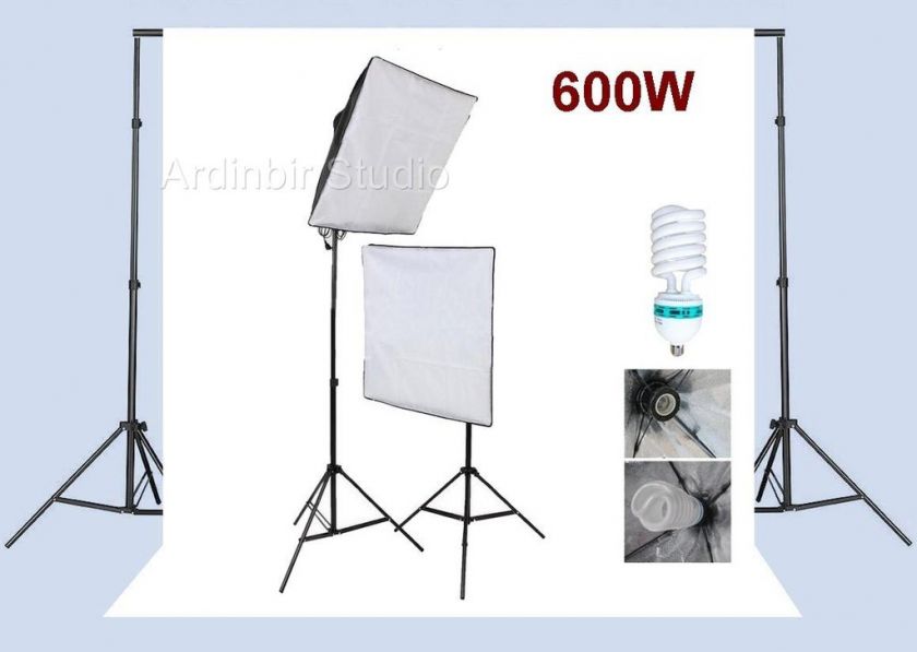 Photography Equipment Background Backdrop Lighting Kit  