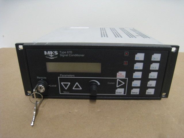 MKS 670 SignalConditioner,Display, Power Supply 670BD21  