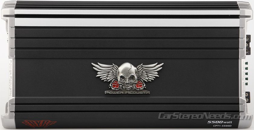 POWER ACOUSTIK CPT1 5500D 5500 WATT MONO CLASS D AMPLIFIER CAR STEREO 