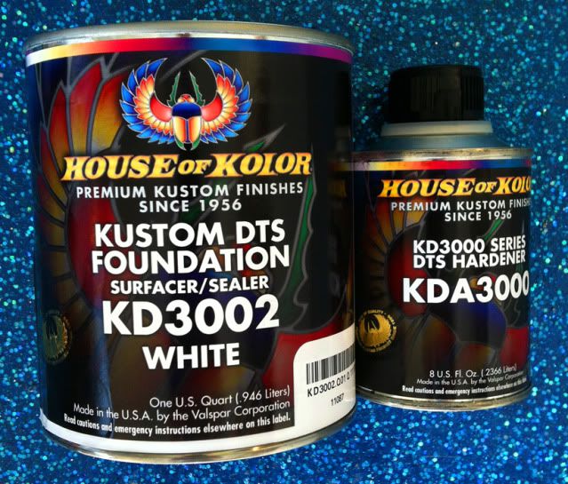 WHITE KIT House Kolor KD3002 DTS Epoxy Surfacer Sealer  