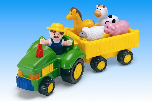 Megcos Toys Sing Along Farm Tractor with Animals ~NEW~  